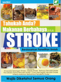 Tahukah Anda Makanan Berbahaya Untuk Stroke