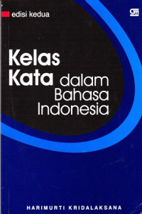 Kelas kata dalam Bahasa Indonesia