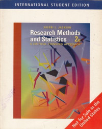 Research Methods and Statistics: A Critical Thinking Approach