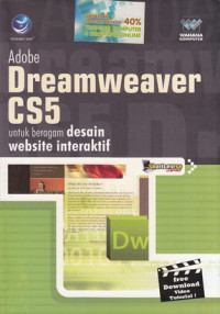 Adobe Dreamwaver CS5 untuk beragam desain website interaktif