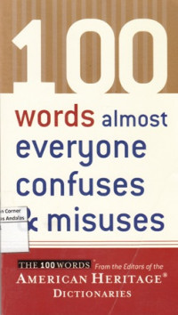 100 Words Almost Everyone Confuses and Misuses