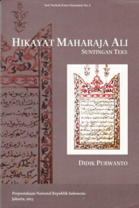 Hikayat Maharaja Ali: Suntingan Teks