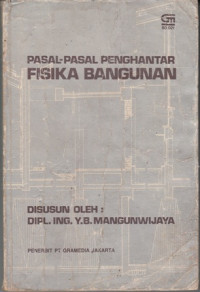 Pasal-Pasal Pengantar Fisika Bangunan