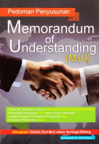 Pedoman Penyusunan Memorandum of Understanding (MoU)