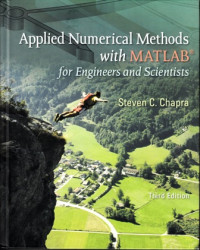 Applied numerical methods with MATLAB for engginers and scientists