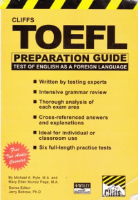 Cliffs Toefl Preparation Guide