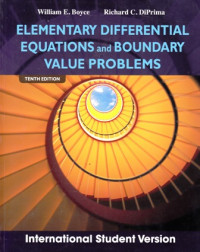 Elementary Differential Equations and Boundary Value Problems