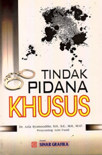 Tindak Pidana Khusus