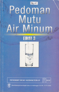 Pedoman Mutu Air Minum