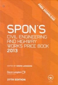 Spon's Civil Engineering and Highway Works Price Book