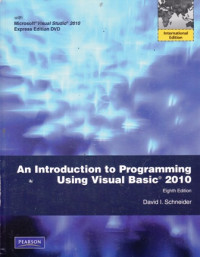 An Introduction to Programming Using Visual Basic 2010