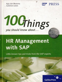 100 Things You Should Know About HR Management with SAP