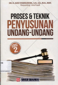 Proses Dan Teknik Penyusunan Undang-Undang