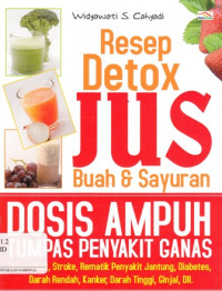 Resep Detox Jus Buah dan Sayuran : Dosis Ampuh Tumpas Penyakit Ganas