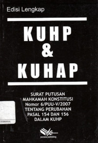 KUHP dan KUHAP