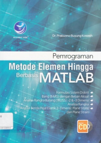 Pemograman Metode Elemen Hingga Berbasis Matlab