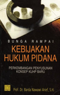 Bunga rampai kebijakan hukum pidana:perkembangan pewnyusunan konsep KUHP Baru