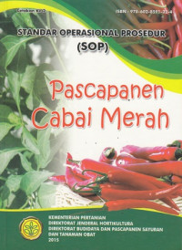 Standar Operasional Prosedur (SOP) Pascapanen Cabai Merah