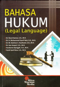 Bahasa Hukum (legal language)