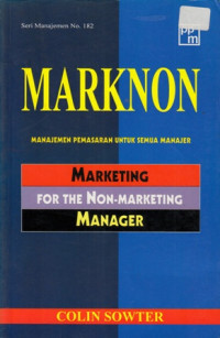 Marknon: Manajemen Pemasaran Untuk Semua Manajer