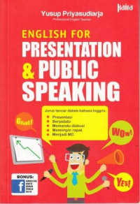 English for presentation dan public speaking