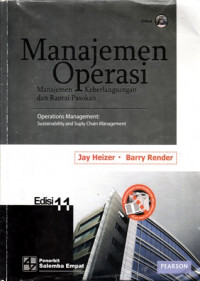 Manajemen Operasi: Manajemen Keberlangsungan dan Rantai Pasokan