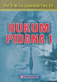 Hukum Pidana 1