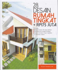 28 Desain Rumah Tingkat < Rp.175 juta