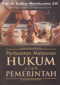 Perbuatan Melawan Hukum oleh Pemerintah