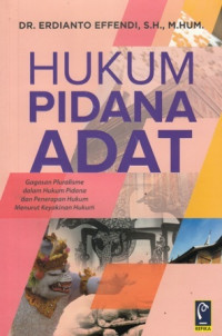 Hukum Pidana Adat