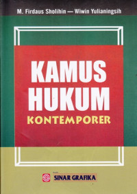 Kamus Hukum Kontenporer