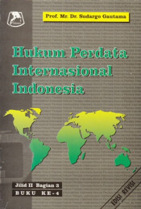 Hukum Perdata Internasional Indonesia Jilid ll Bag 3 Buku Ke 4