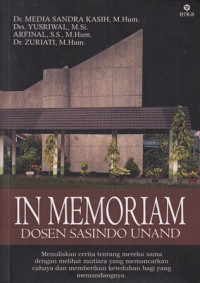 In Memoriam Dosen Sasindo Unand