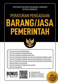 Peraturan Pengadaan Barang/Jasa Pemerintah