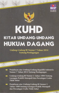 Kitab Undang-Undang Hukum Dagang (KUHD)