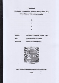 Makalah Kegiatan Pengabdian Kepada Masyarakat Bagi Pustakawan Universitas Andalas