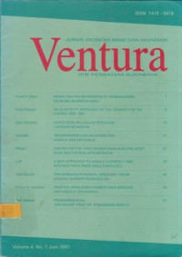 Jurnal ekonomi dan akuntasi ventura : stie perpanas surabaya