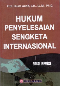 Hukum Penyelesaian Sengketa Internasional