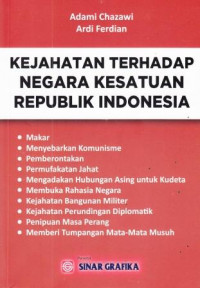 Kejahatan Terhadap Negara Kesatuan Republik Indonesia