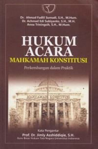 Hukum Acara Mahkamah Konstitusi: Perkembangan dalam Praktik