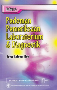 Pedoman Pemeriksaan Laboratorium & Diagnostik