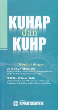 KUHAP dan KUHP