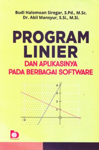 Program Linier Dan Aplikasinya Pada Berbagai Software