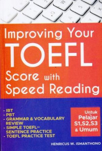 Improving Your Toefl Score With Speed Reading