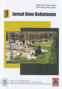 Jurnal Ilmu Kehutanan vol 15,no 1,Jan-Mar 2021