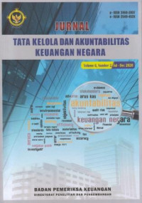 JURNAL TATA KELOLA DAN AKUNTABILITAS KEUANGAN NEGARA vol 6.No 2,Jul - Dec 2020