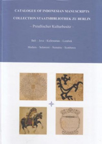 Catalogue of Indonesian Manuscript