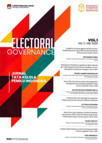 Jurnal Tata Kelola Pemilu Indonesia: Electoral Governance