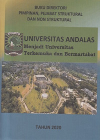 Universitas Andalas Menjadi Universitas Terkemuka Dan Bermartabat : Direktori