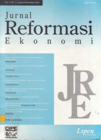 Jurnal reformasi ekonomi: 10 artikel